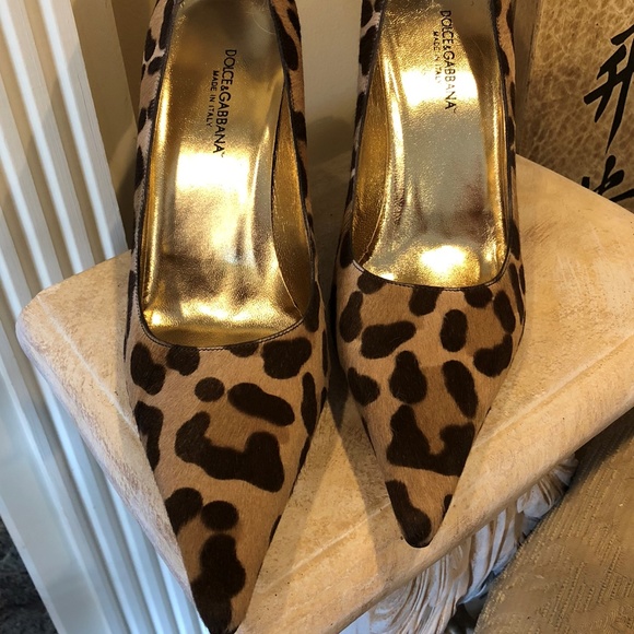 NIB DOLCE & GABBANA LEOPARD PUMP - Picture 2 of 8
